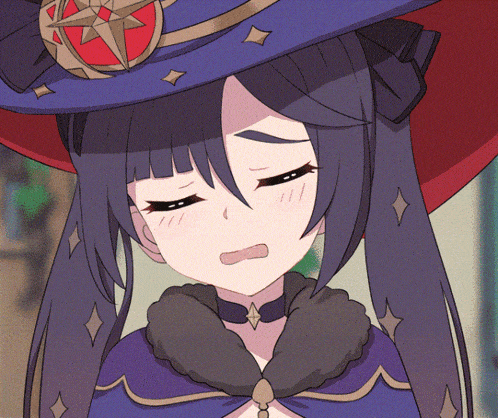 a close up of a girl wearing a hat with a red star on it