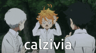 a group of anime characters with the word calzivia on the bottom