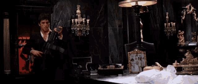 Tony Montana Scarface GIF - Tony Montana Scarface Dont Fuck With Me GIFs