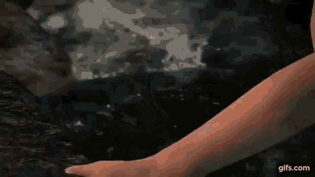 a close up of a woman 's legs in a pool of water .