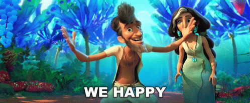 We Happy The Croods GIF - We Happy The Croods A New Age GIFs