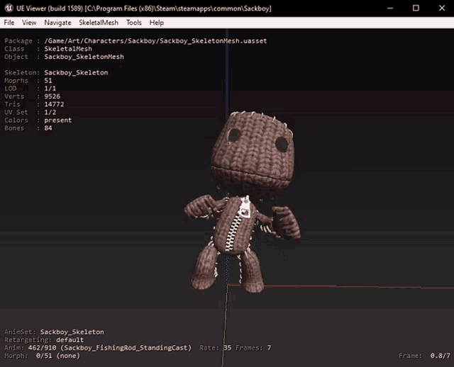 Sackboy Punch GIF