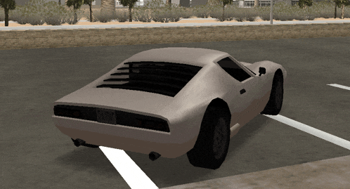 a white sports car with a license plate that says ' rvrc ' on it