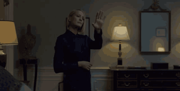 Claire Underwood House Of Cards GIF - Claire Underwood House Of Cards Staring GIFs