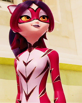 a close up of a cartoon character wearing a red and white suit and mask