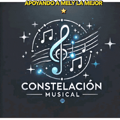 a picture of a woman with the words apoyando a mely la mejor