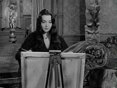 The Addams Family Paint GIF - The Addams Family Paint Painting GIFs