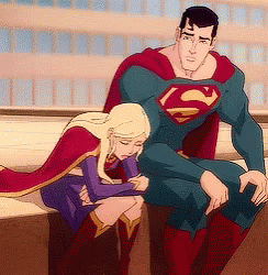 Super Girl Super Man GIF - Super Girl Super Man Comfort GIFs