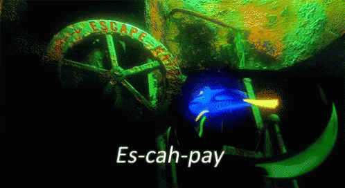 Escape Escah Pay GIF - Escape Escah Pay Finding Nemo GIFs