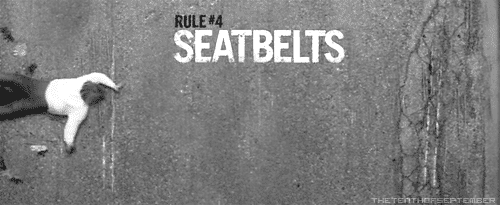 Rule 4 GIF - Zombieland Rule4 Seatbelts GIFs