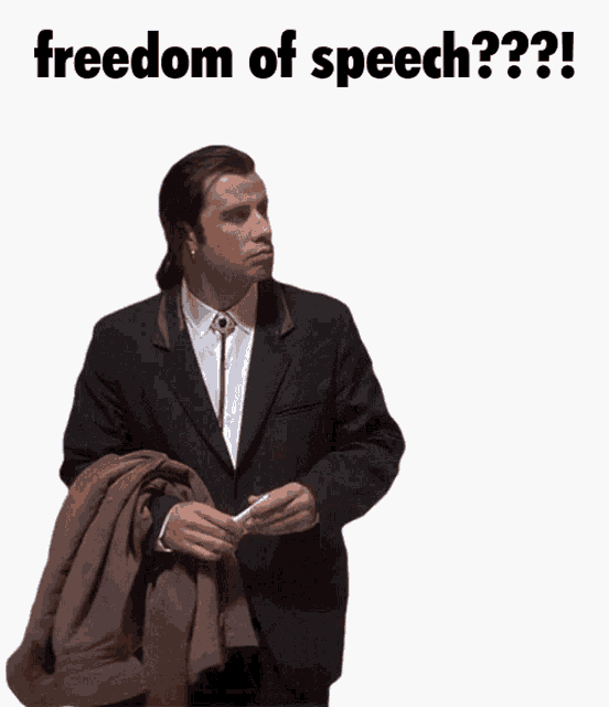 Pulp Fiction Freedom Of Speech GIF - Pulp Fiction Freedom Of Speech Just T3ssel GIFs