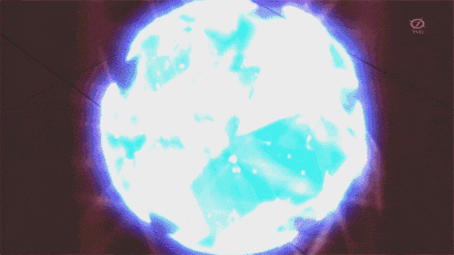 a tv screen shows a glowing sphere with the letters ntv in the corner