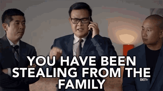 You Have Been Stealing From The Family Accused GIF - You Have Been Stealing From The Family Stealing Accused GIFs