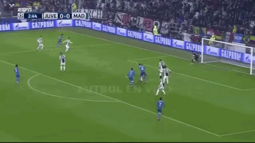 Cristiano Ronaldo Celebra Un Gol GIF - Real Madrid Juventus Champions GIFs