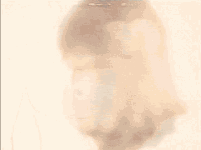 a close up of a monkey 's face against a white background