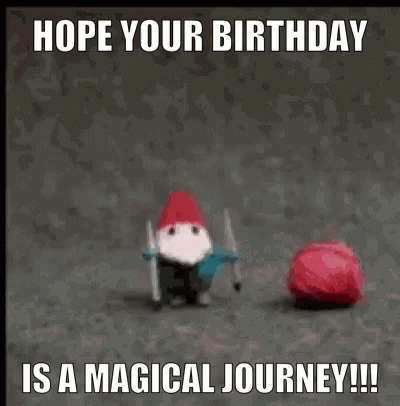 Gnome Hope Your Birthday Is A Magical Journey GIF - Gnome Hope Your Birthday Is A Magical Journey Happy Birthday GIFs