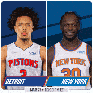 Detroit Pistons Vs. New York Knicks Pre Game GIF - Nba Basketball Nba 2021 GIFs