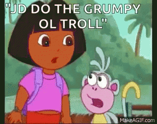 Dora Dora The Explorer GIF - Dora Dora The Explorer Grumpy Old Troll GIFs
