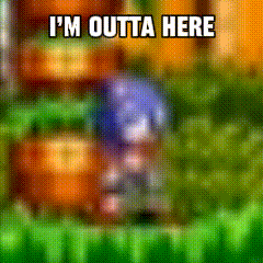 I'M Outta Here Crusty GIF - I'M Outta Here Crusty Sonic GIFs