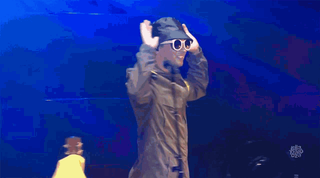 Walk Around Hands Up GIF - Walk Around Hands Up Twenty One Pilots GIFs