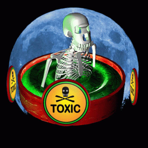 Toxic Skeleton GIF - Toxic Skeleton Skull And Crossbones GIFs