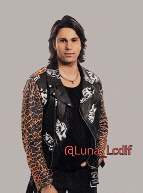 a picture of a man with flames coming out of his sleeves has the name @luna_lcdlf at the bottom