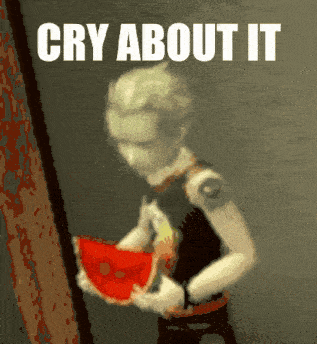Eating Watermelon Cry About It GIF - Eating Watermelon Watermelon Cry About It GIFs