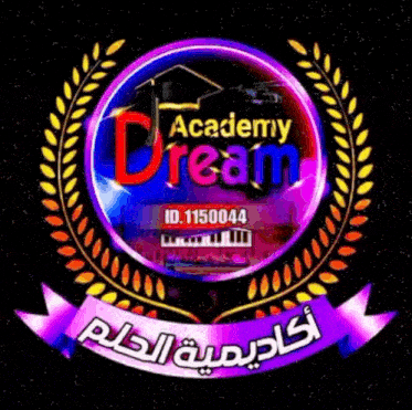 a logo for academy dream shows a graduation cap