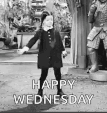 Happy Wednesdsay Wednesday Addams GIF - Happy Wednesdsay Wednesday Addams Dancing GIFs