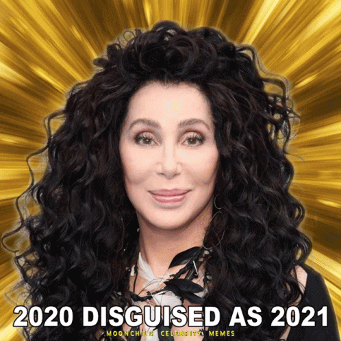 2020with A Wig On 2020disguised As2021 GIF - 2020with A Wig On 2020disguised As2021 Cher As2021 GIFs