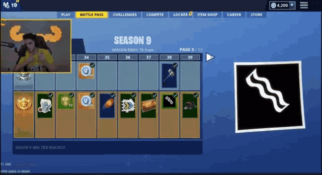 a screen shot of a video game called fortnite