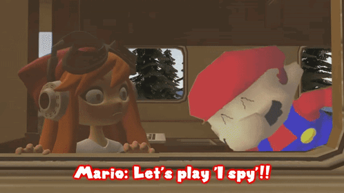 Smg4 Mario GIF - Smg4 Mario Lets Play I Spy GIFs
