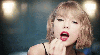 Lipstick Makeup GIF - Lipstick Makeup Taylor Swift GIFs