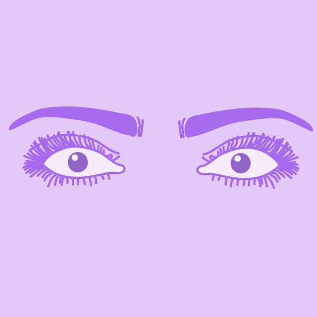 Purple Eye GIF - Purple Eye Roll GIFs