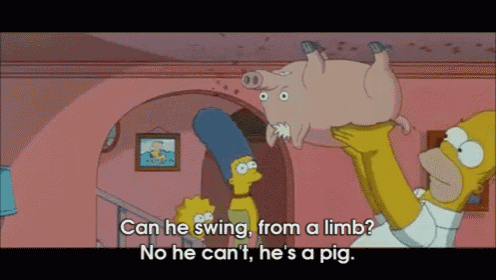 Spiderpig GIF - Thesimpsons Spiderpig Cantdomuch GIFs