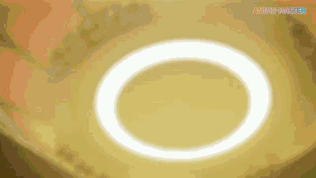 a circle with a blue line going through it and the words anime master on the bottom right