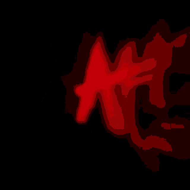 a red sign that says ahs 1984 on it
