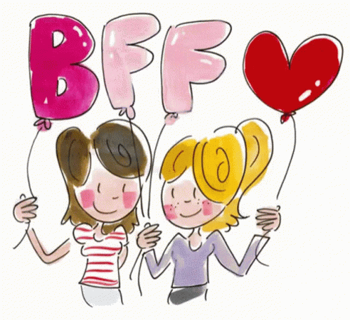 Bff Best Friends GIF - Bff Best Friends Balloons GIFs