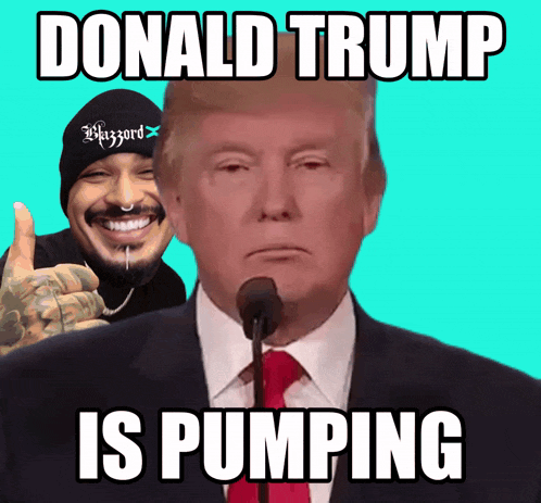 donald trump giving a thumbs up next to snoop dogg