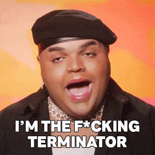 I'M The Freaking Terminator Kandy Muse GIF - I'M The Freaking Terminator Kandy Muse Rupaul’s Drag Race All Stars GIFs