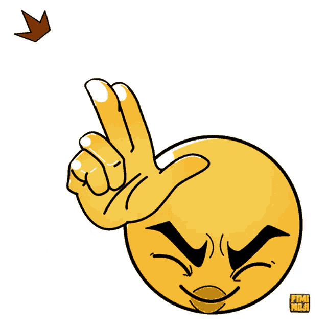 a cartoon of a hand pointing at a smiley face that says pink pill on the bottom