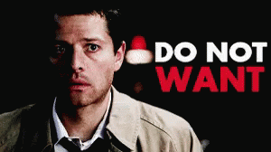 Do Not Want GIF - Donotwant Scared Supernatural GIFs