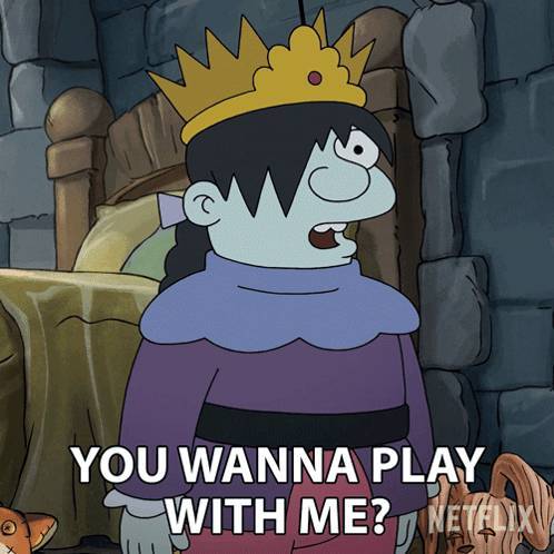 You Wanna Play With Me King Derek GIF - You Wanna Play With Me King Derek Disenchantment GIFs