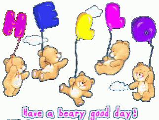 Hello Have A Very Good Day GIF - Hello Have A Very Good Day Beary Good Day GIFs