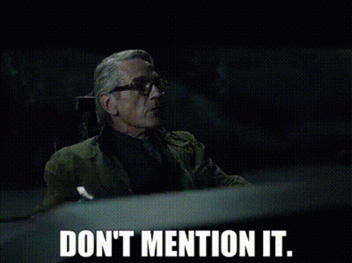 Justice League Alfred Pennyworth GIF - Justice League Alfred Pennyworth Dont Mention It GIFs