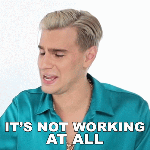Its Not Working At All Brad Mondo GIF - Its Not Working At All Brad Mondo Brad Mondo Channel GIFs