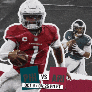 the cardinals are playing the arizona eagles on oct 9 at 4:25 pm et