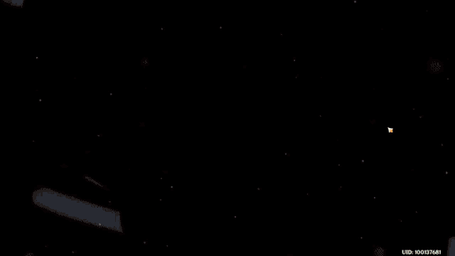 a silhouette of a person is surrounded by a black hole with a uid of 100537681