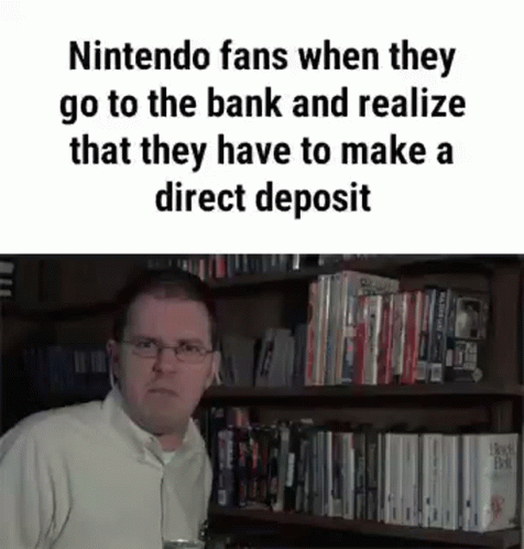 Nintendo Fans Go To The Bank GIF - Nintendo Fans Go To The Bank Direct Deposit GIFs