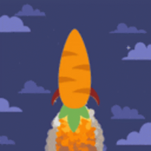 Carrot Rocket GIF - Carrot Rocket Carrot Rocket GIFs